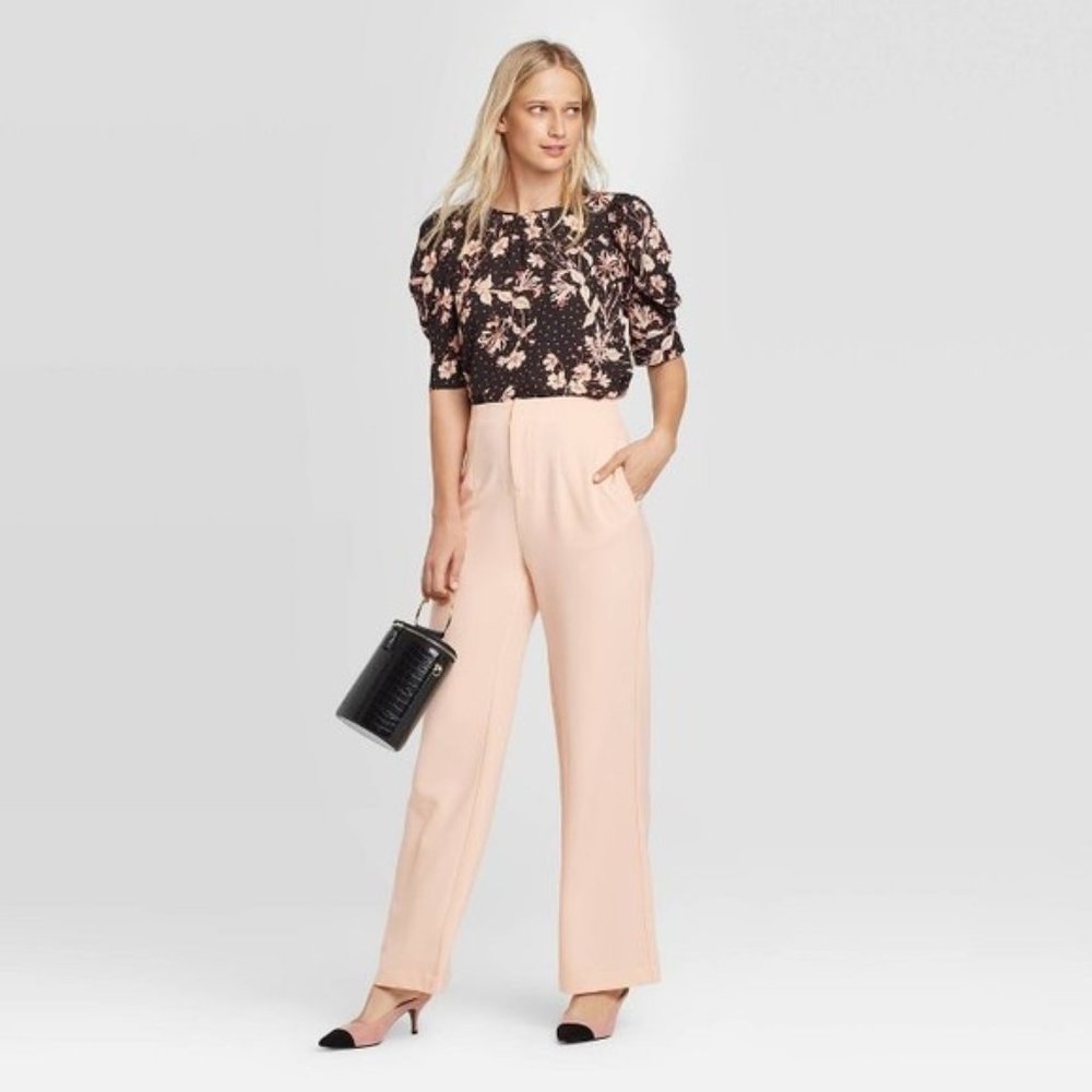 Who What Wear High-Rise Wide Leg Pants 6
